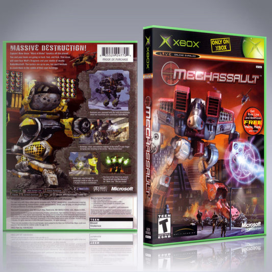 Xbox Case - NO GAME - Mech Assault