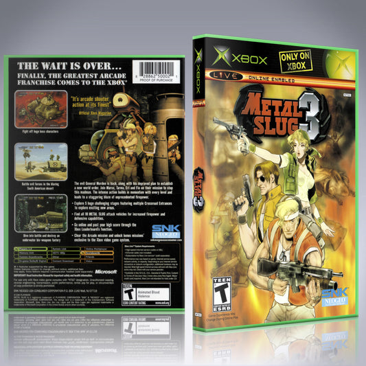 Xbox Case - NO GAME - Metal Slug 3