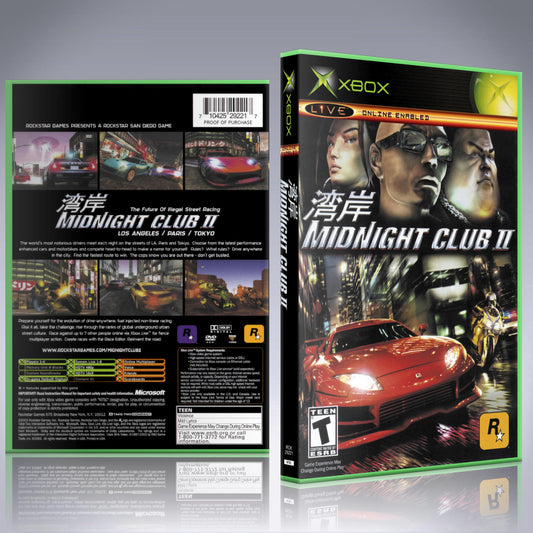 Xbox Case - NO GAME - Midnight Club II