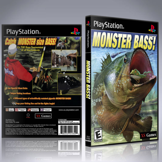 PS1 Case - NO GAME - Monster Bass!