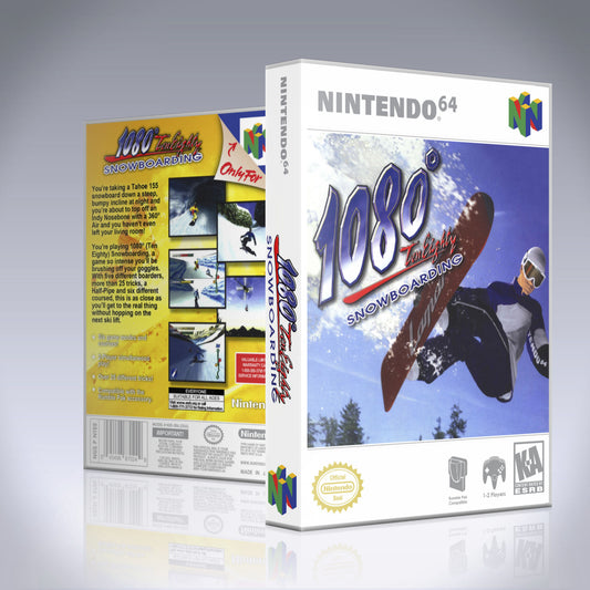 N64 Universal Game Case - NO GAME - 1080 Snowboarding