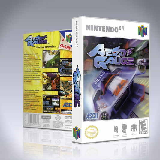 N64 Universal Game Case - NO GAME - Aero Gauge