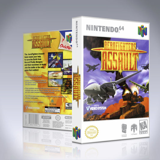 N64 Universal Game Case - NO GAME - Aerofighters Assault