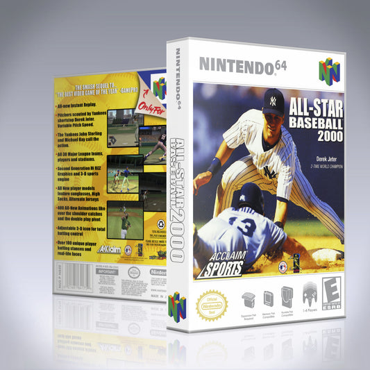 N64 Universal Game Case - NO GAME - All-Star Baseball 2000