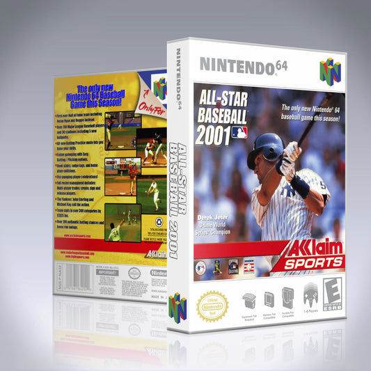 N64 Universal Game Case - NO GAME - All-Star Baseball 2001