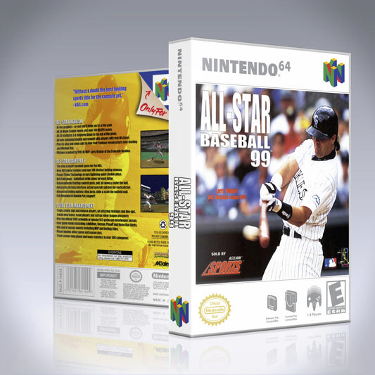 N64 Universal Game Case - NO GAME - All-Star Baseball 99