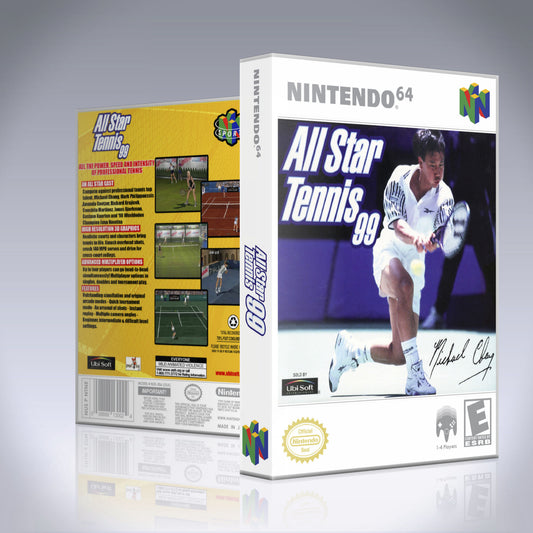 N64 Universal Game Case - NO GAME - All-Star Tennis 99