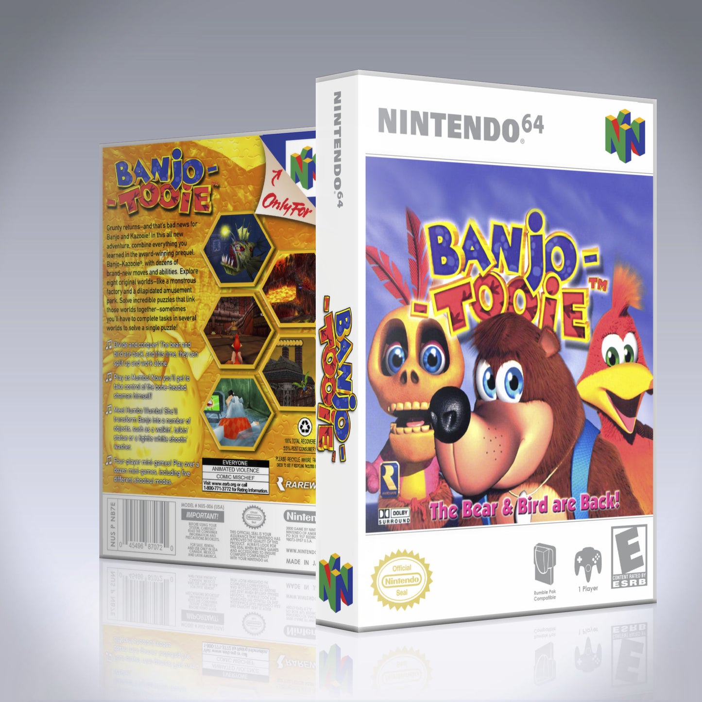 N64 Universal Game Case - NO GAME - Banjo-Tooie