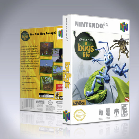 N64 Universal Game Case - NO GAME - A Bugs Life