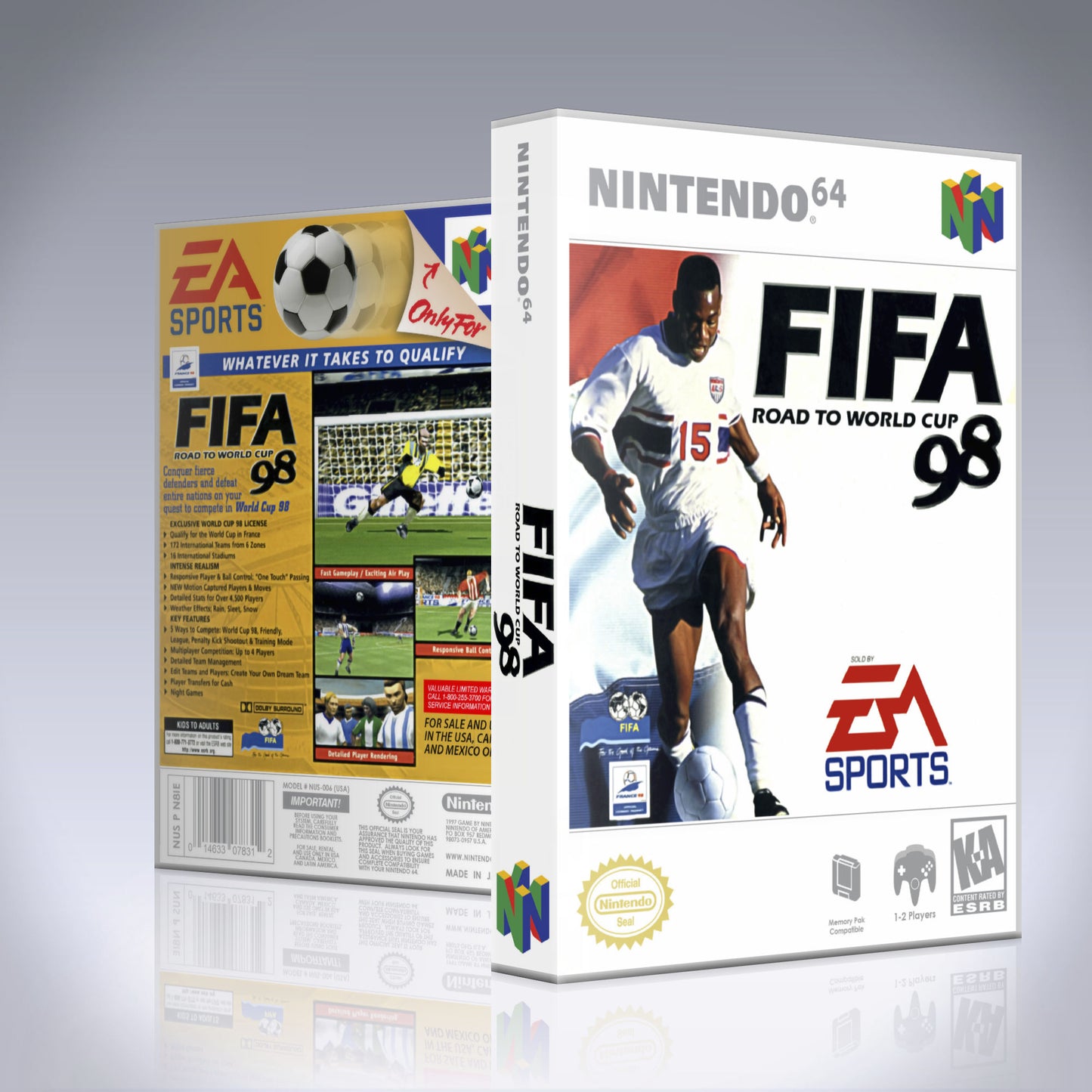 N64 Universal Game Case - NO GAME - FIFA 98