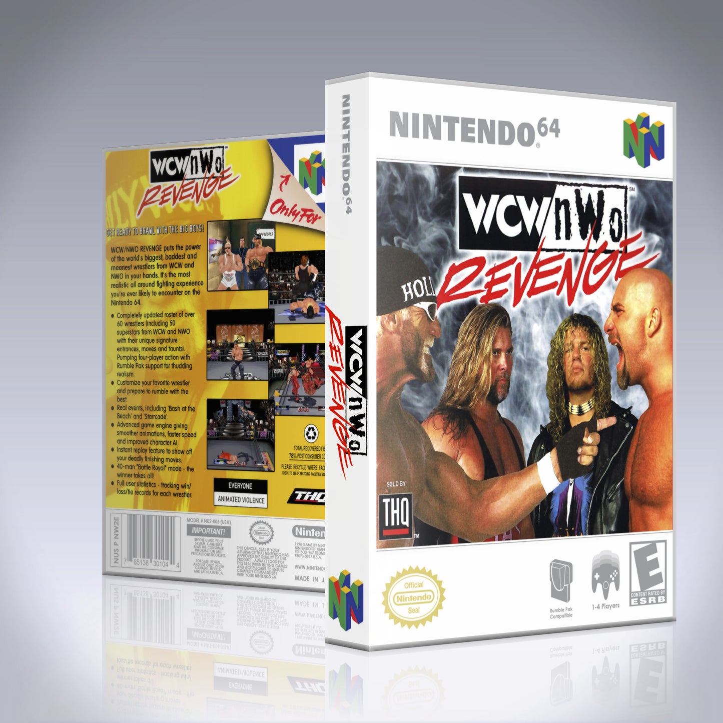 N64 Universal Game Case - NO GAME - WCW NWO Revenge