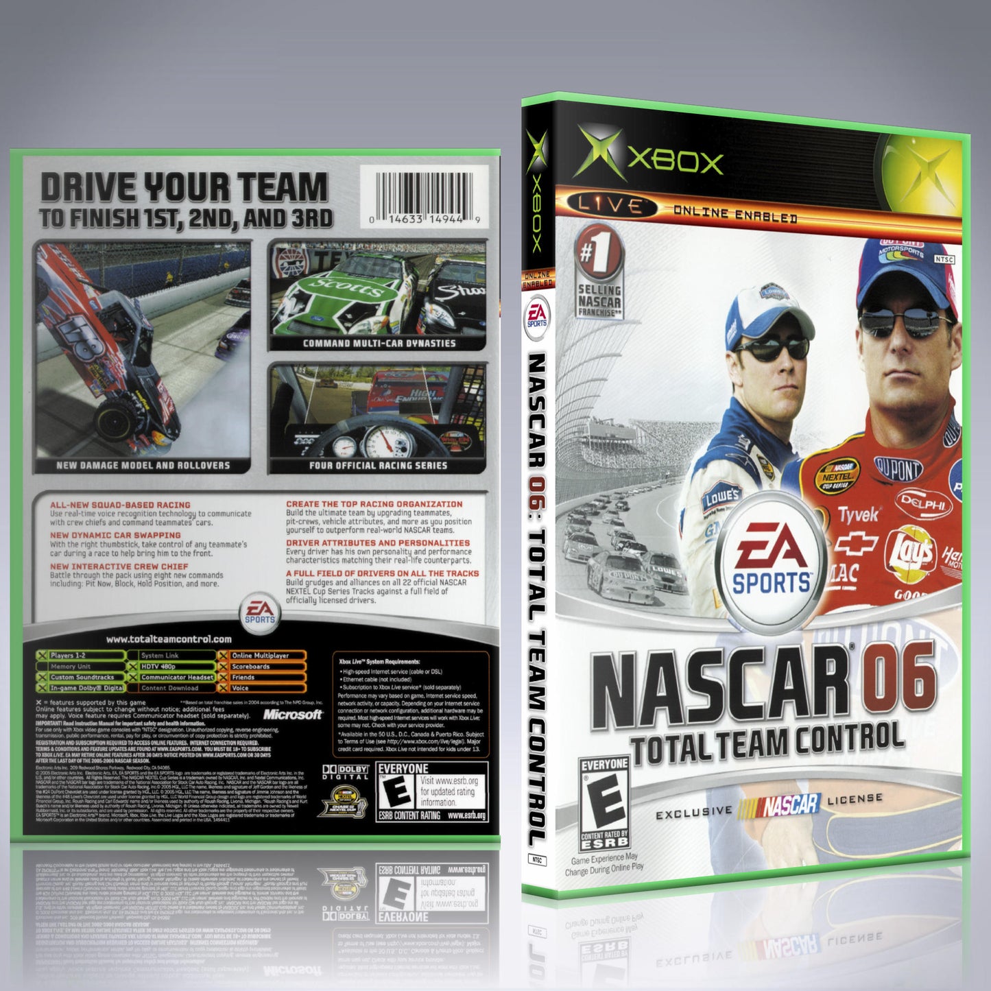 Xbox Case - NO GAME - NASCAR 06 - Total Team Control