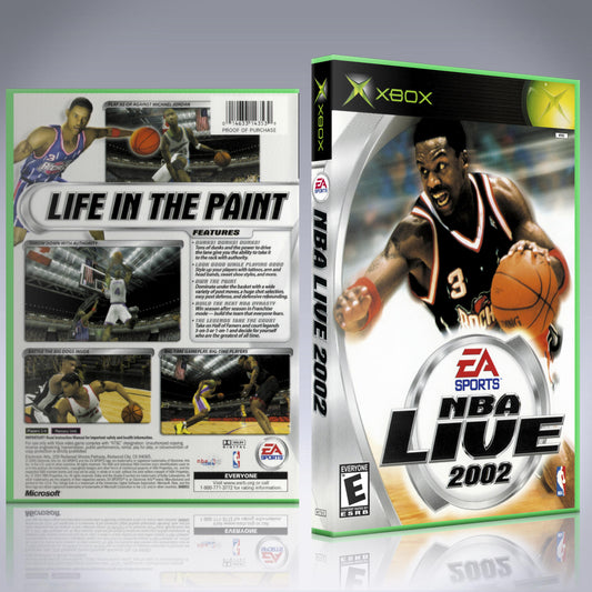 Xbox Case - NO GAME - NBA Live 2002