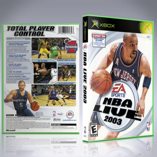 Xbox Case - NO GAME - NBA Live 2003