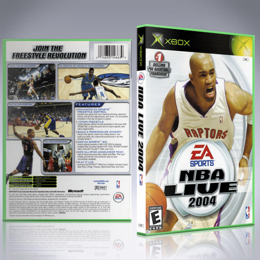 Xbox Case - NO GAME - NBA Live 2004