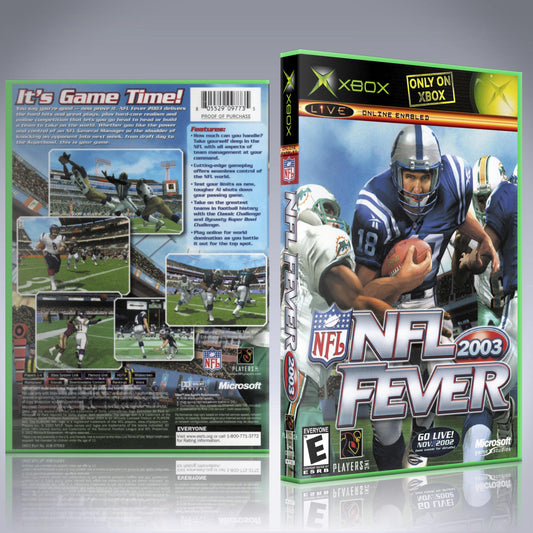 Xbox Case - NO GAME - NFL Fever 2003