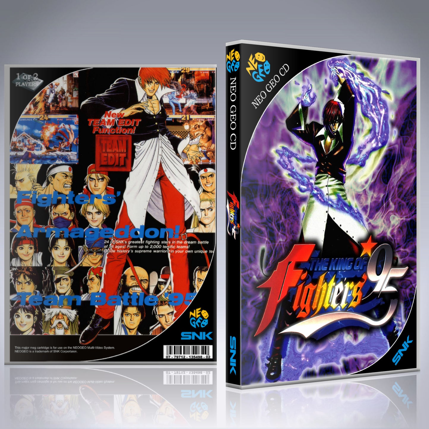 NeoGeo CD Custom Case - NO GAME - King of Fighters '95