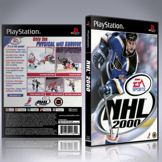 PS1 Case - NO GAME - NHL 2000