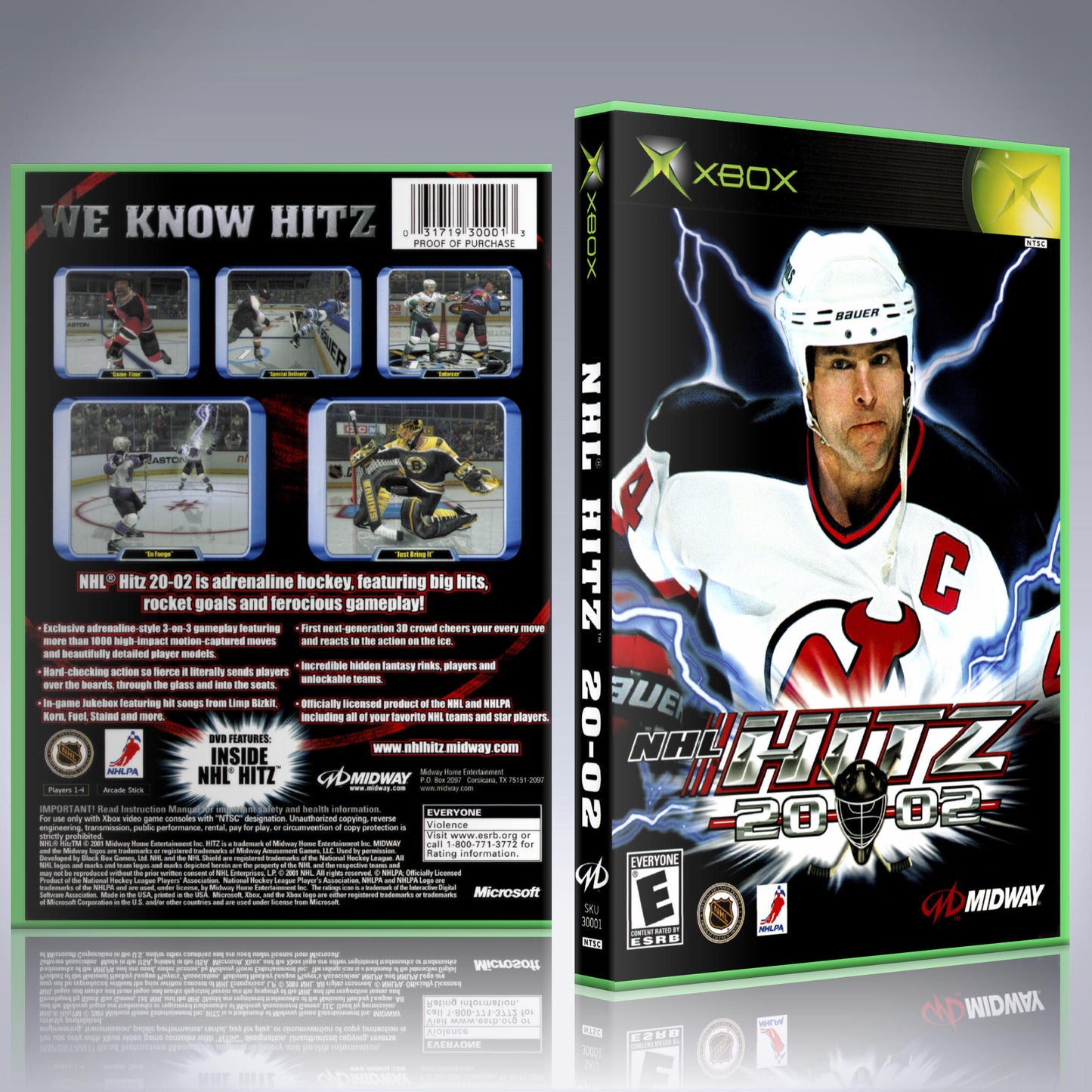 Xbox Case - NO GAME - NHL Hitz 2002