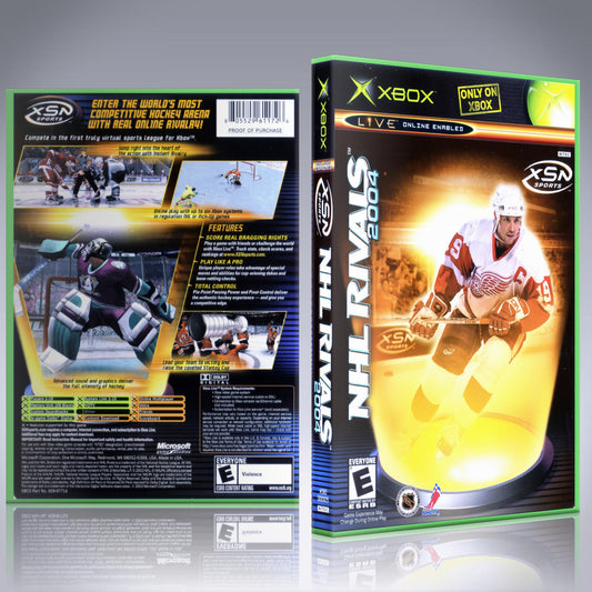 Xbox Case - NO GAME - NHL Rivals 2004