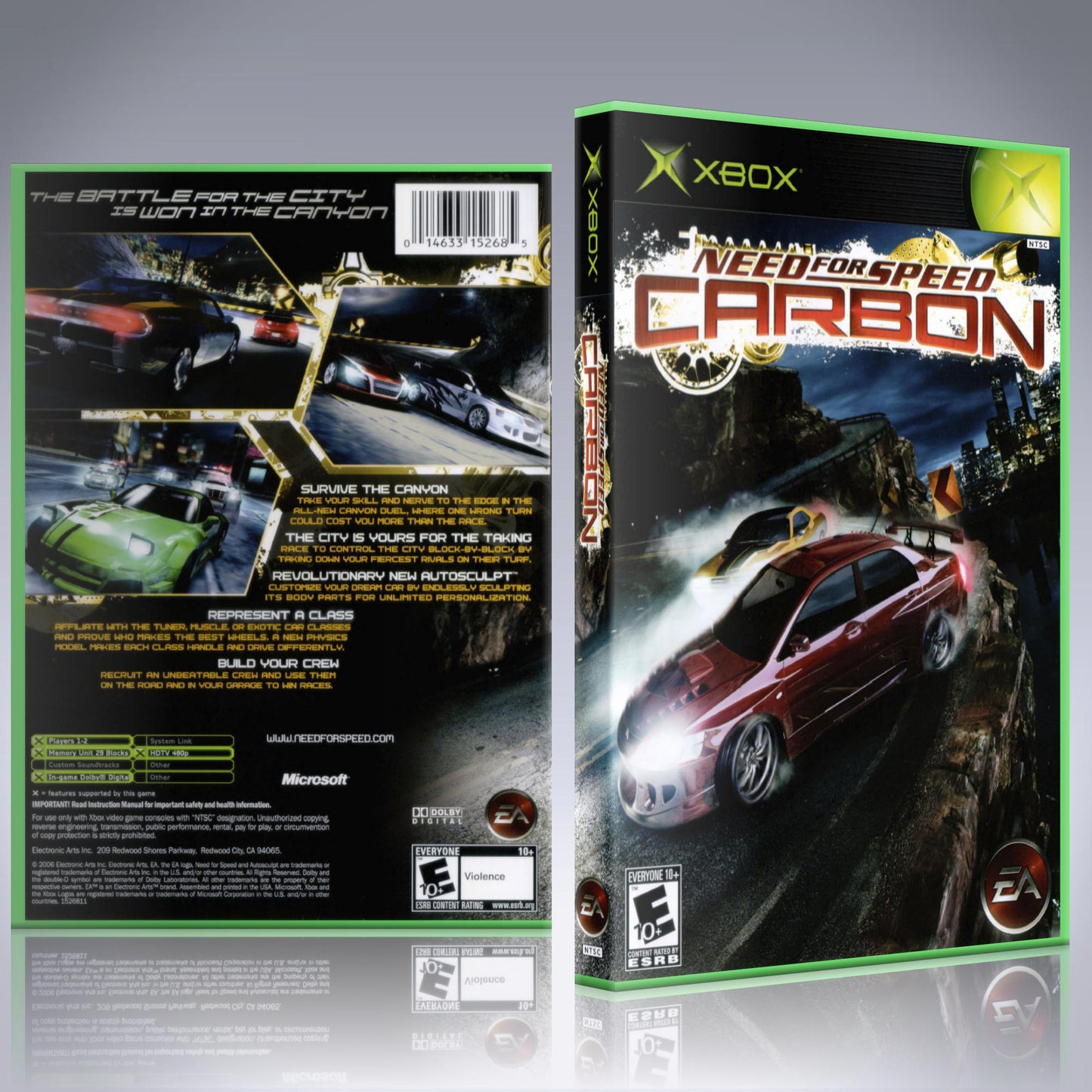 Xbox Case - NO GAME - Need for Speed - Carbon