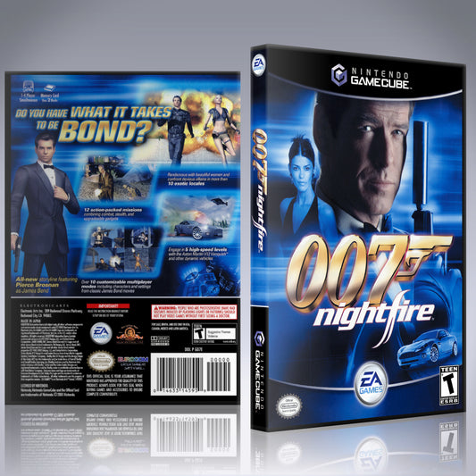 GameCube Replacement Case - NO GAME - 007 Nightfire