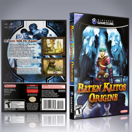 GameCube Replacement Case - NO GAME - Baten Kaitos - Origins