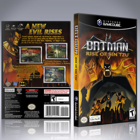 GameCube Replacement Case - NO GAME - Batman - Rise of Sin Tzu