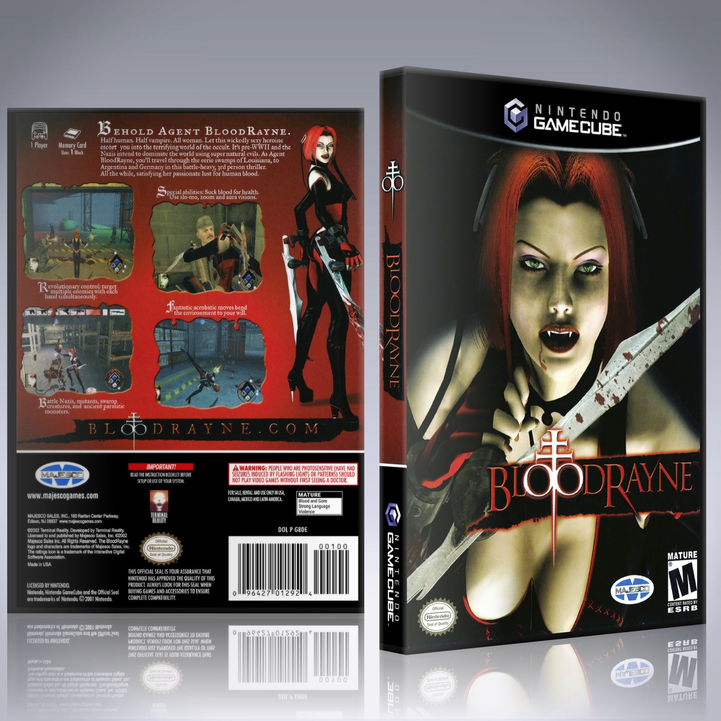 GameCube Replacement Case - NO GAME - Bloodrayne