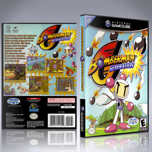 GameCube Replacement Case - NO GAME - Bomberman Generation