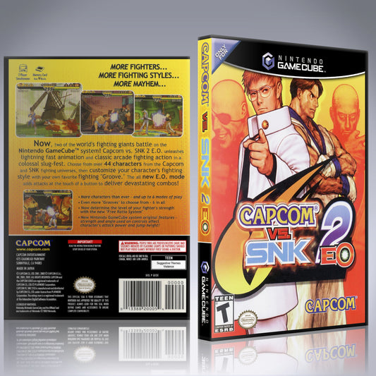 GameCube Replacement Case - NO GAME - Capcom vs SNK 2 EO