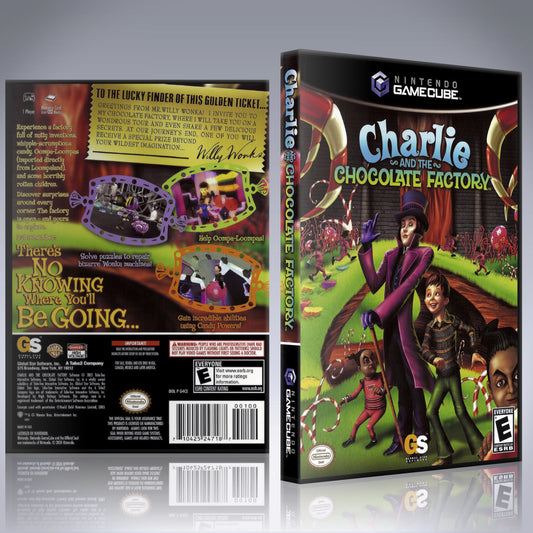 GameCube Replacement Case - NO GAME - Charlie and the Chocolate Factory