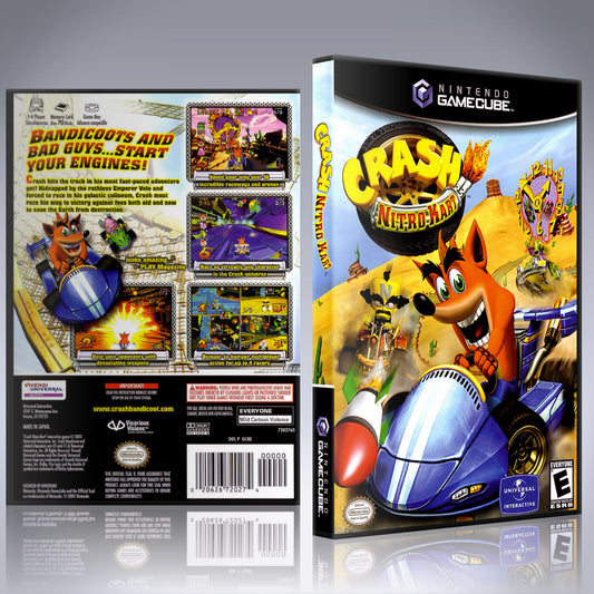 GameCube Replacement Case - NO GAME - Crash Nitro Kart