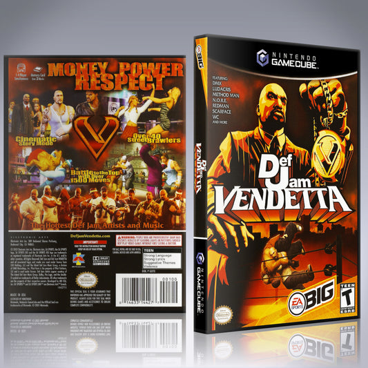 GameCube Replacement Case - NO GAME - Def Jam Vendetta