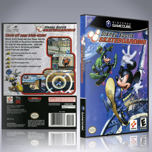 GameCube Replacement Case - NO GAME - Disney's Skateboarding