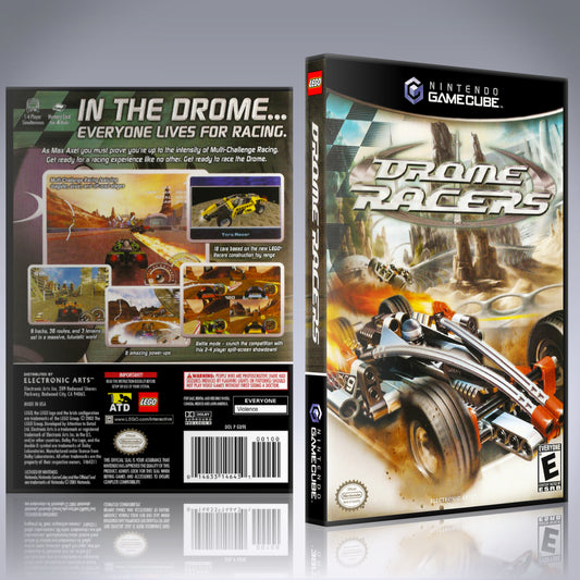 GameCube Replacement Case - NO GAME - Drome Racers