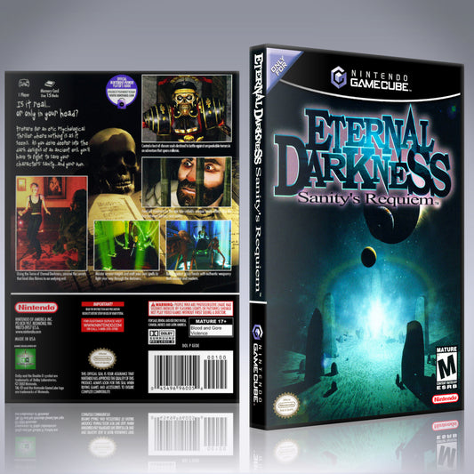 GameCube Replacement Case - NO GAME - Eternal Darkness - Sanity's Requiem