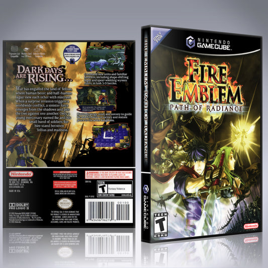 GameCube Replacement Case - NO GAME - Fire Emblem - Path of Radiance