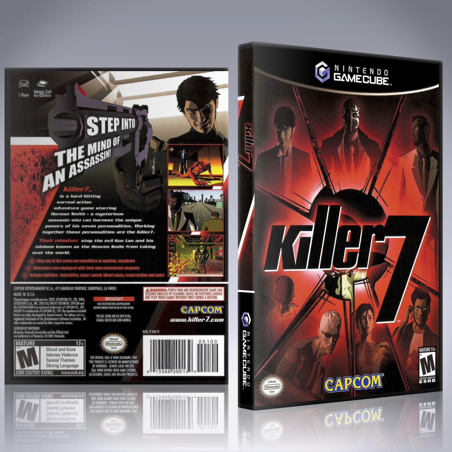 GameCube Replacement Case - NO GAME - Killer 7