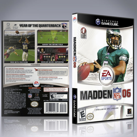 GameCube Replacement Case - NO GAME - Madden 2006