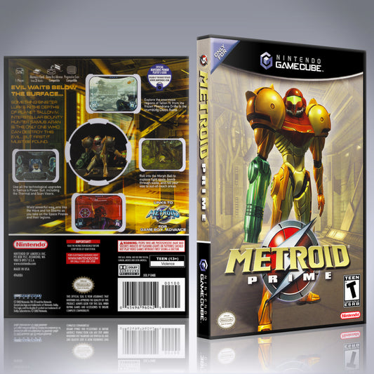 GameCube Replacement Case - NO GAME - Metroid Prime