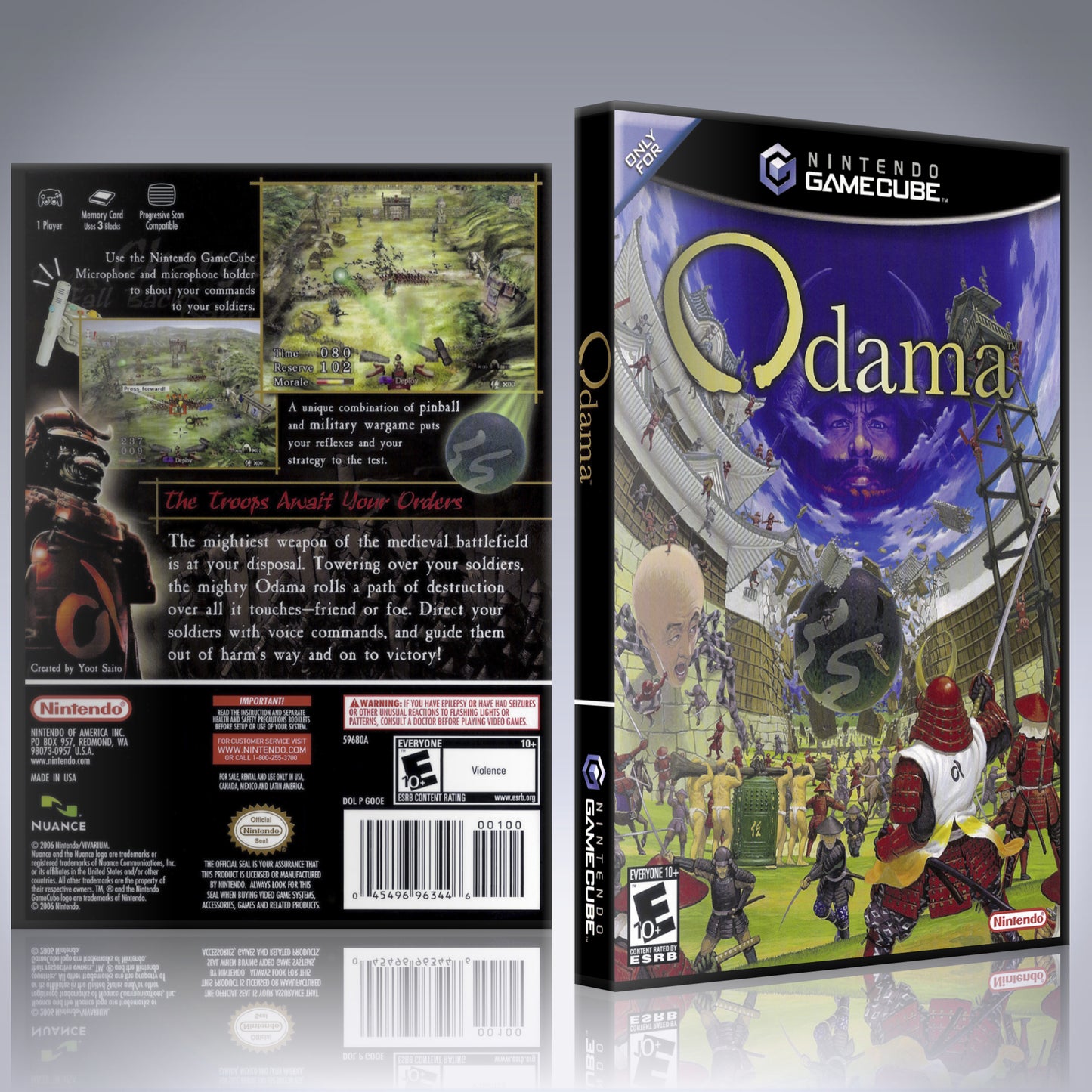 GameCube Replacement Case - NO GAME - Odama