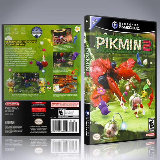 GameCube Replacement Case - NO GAME - Pikmin 2