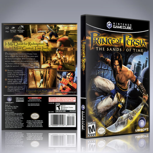 GameCube Replacement Case - NO GAME - Prince of Persia - The Sands of Time