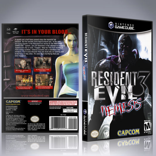 GameCube Replacement Case - NO GAME - Resident Evil 3- Nemesis