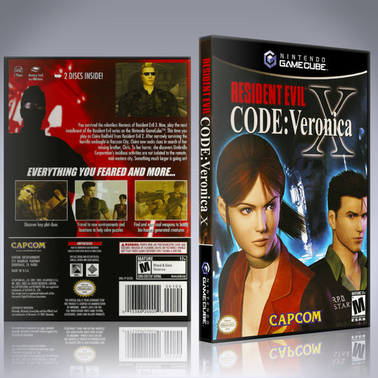 GameCube Replacement Case - NO GAME - Resident Evil: Code Veronica X