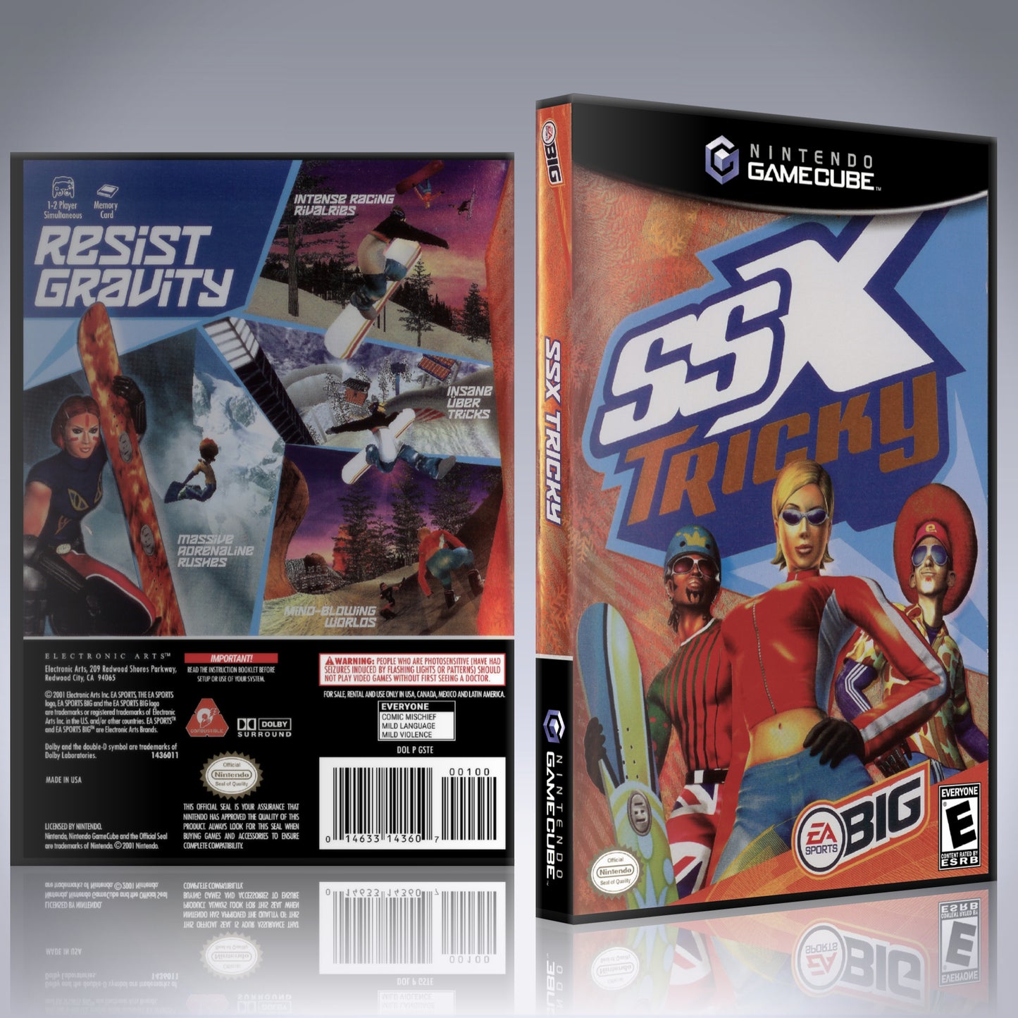 GameCube Replacement Case - NO GAME - SSX Tricky