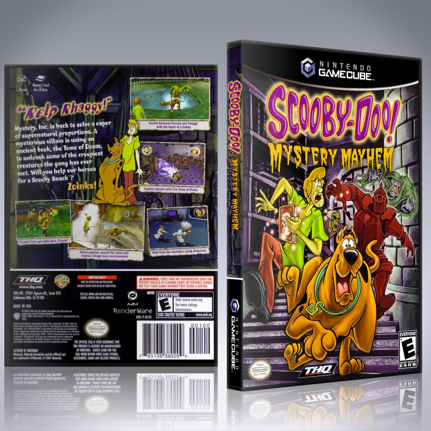 GameCube Replacement Case - NO GAME - Scooby Doo - Mystery Mayhem