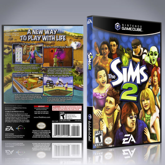 GameCube Replacement Case - NO GAME - Sims 2