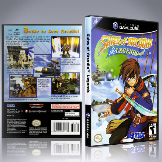 GameCube Replacement Case - NO GAME - Skies of Arcadia Legends